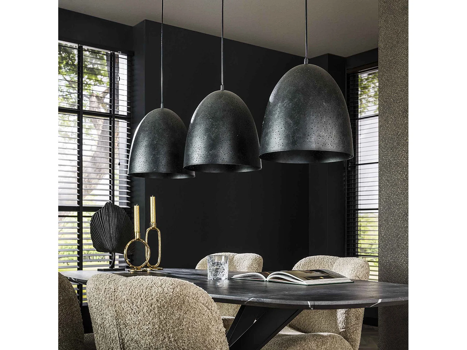 Suspension Kosmos 3L - Anthracite