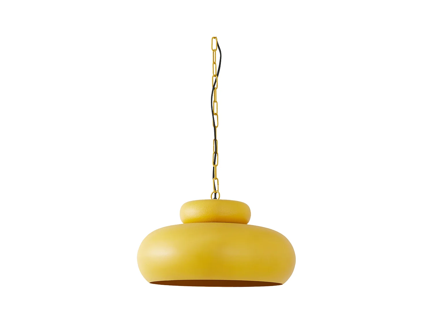 Lampe à suspension NEIVA - Ø46x30cm - Jaune