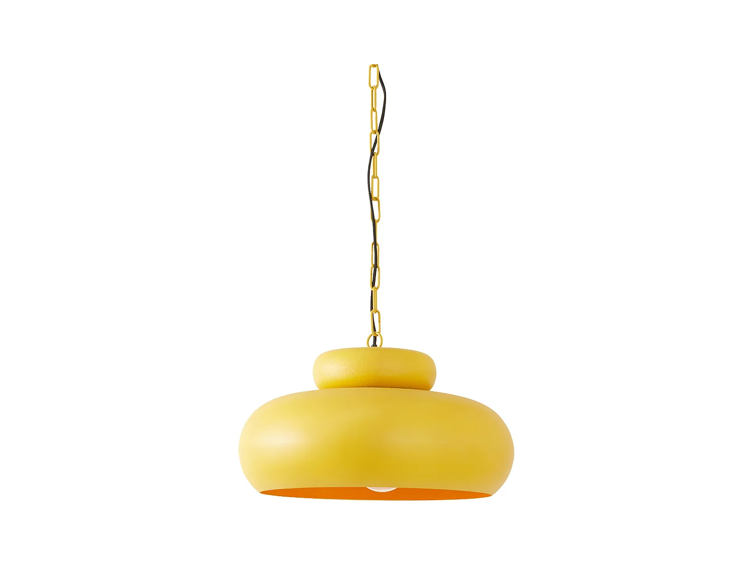 Lampe à suspension NEIVA - Ø46x30cm - Jaune