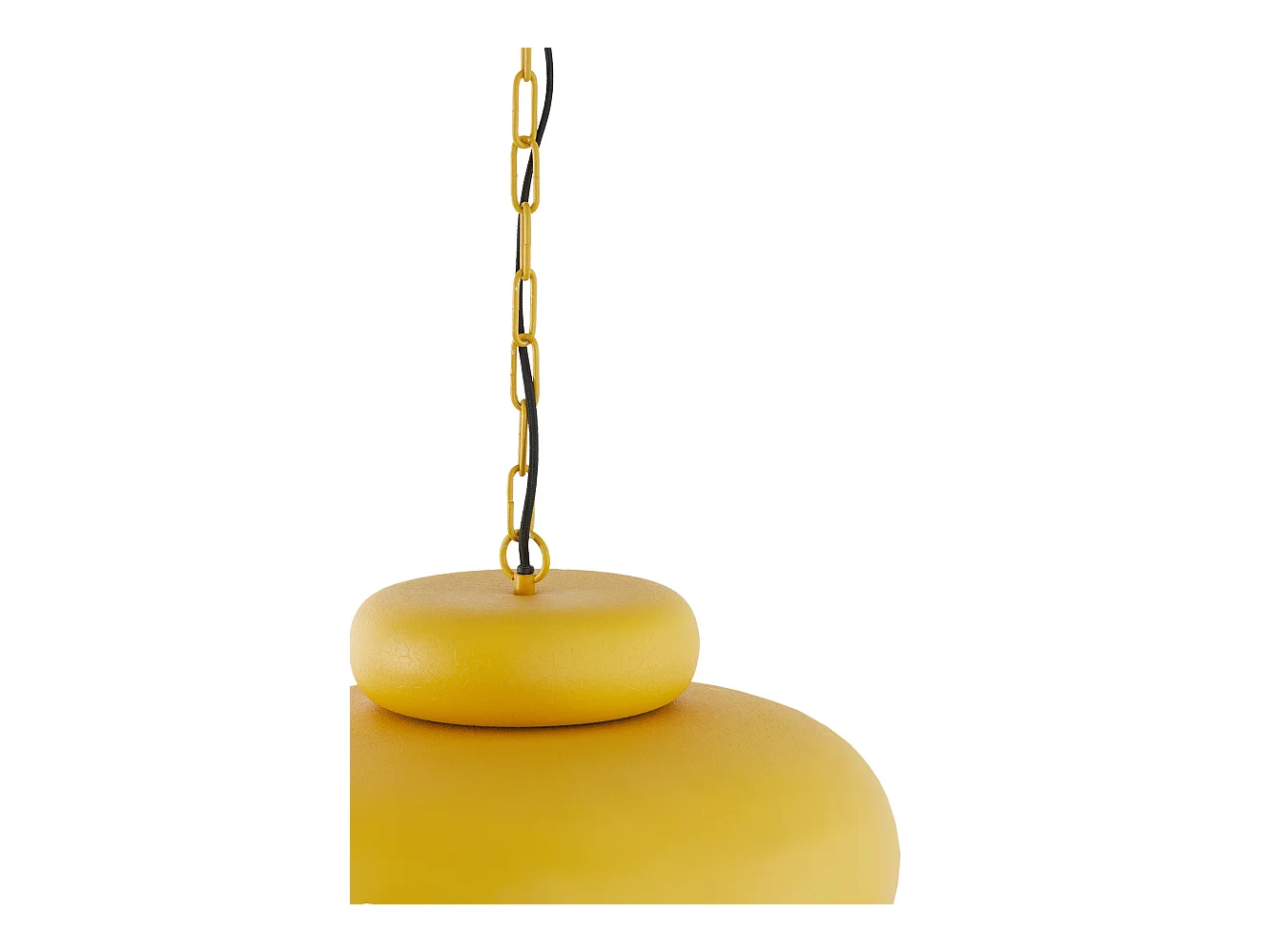 Lampe à suspension NEIVA - Ø46x30cm - Jaune