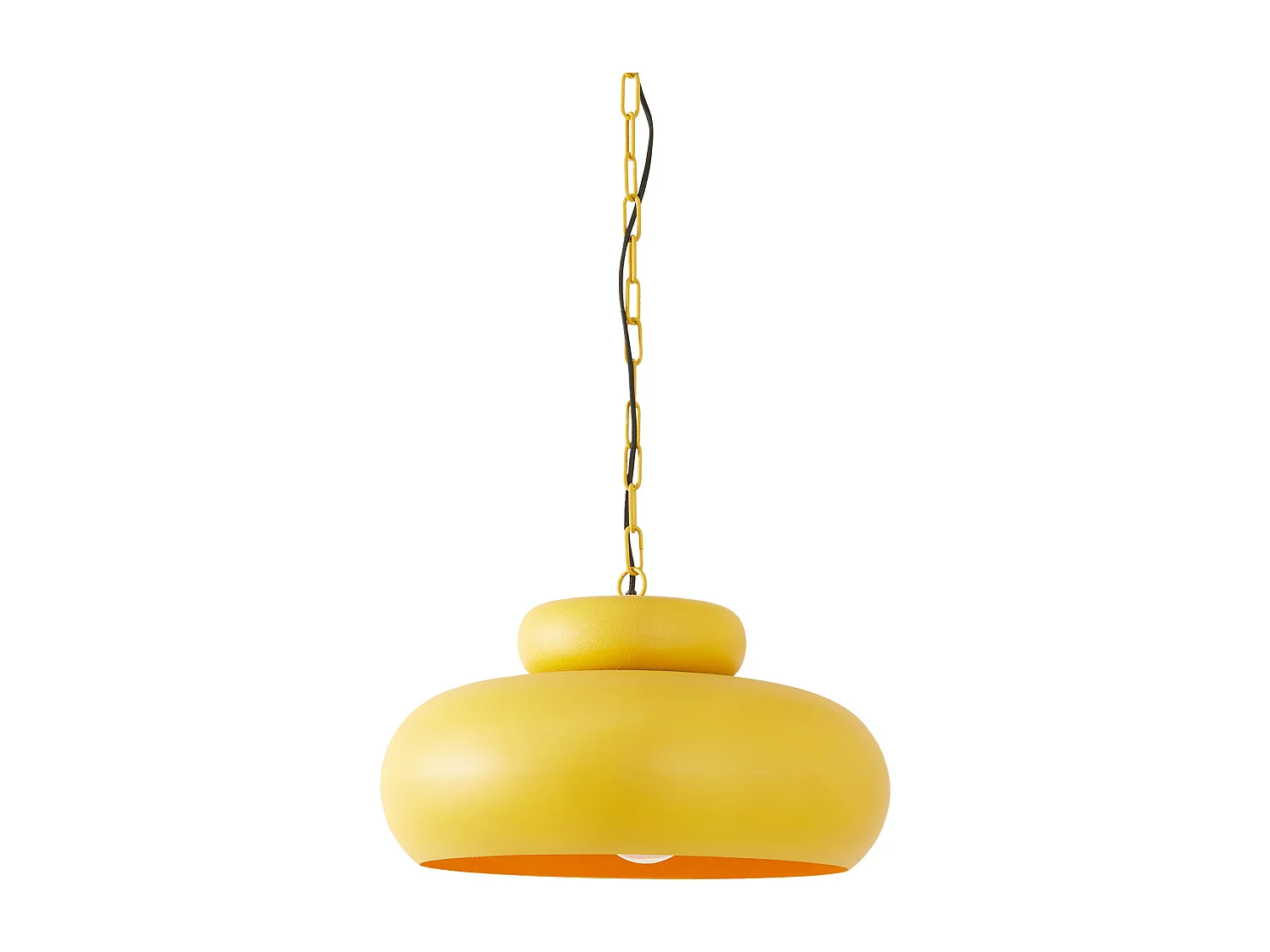 Lampe à suspension NEIVA - Ø46x30cm - Jaune