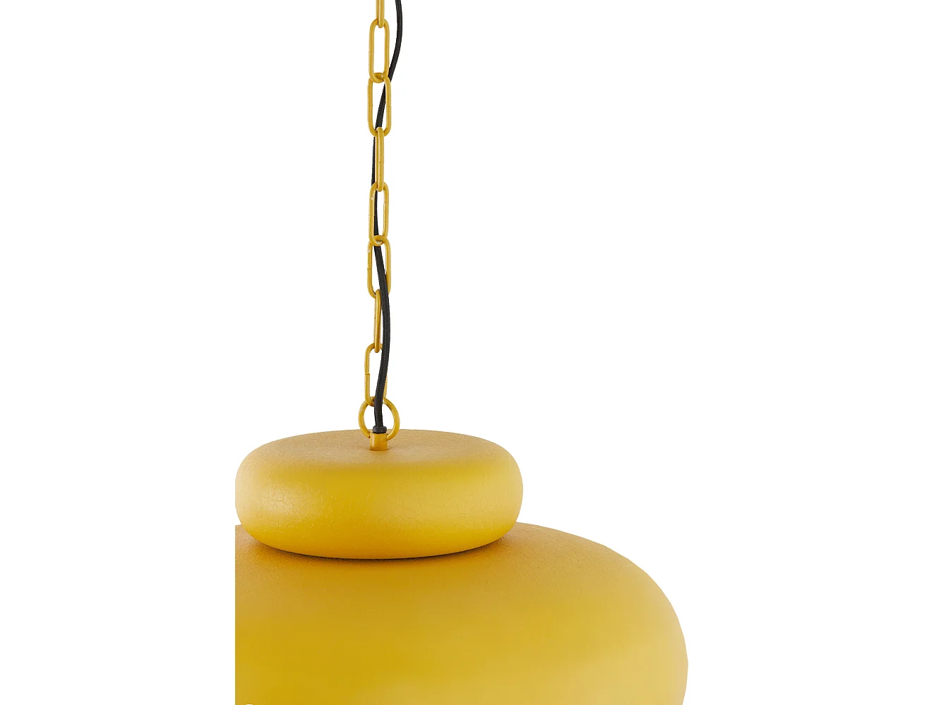 Lampe à suspension NEIVA - Ø46x30cm - Jaune