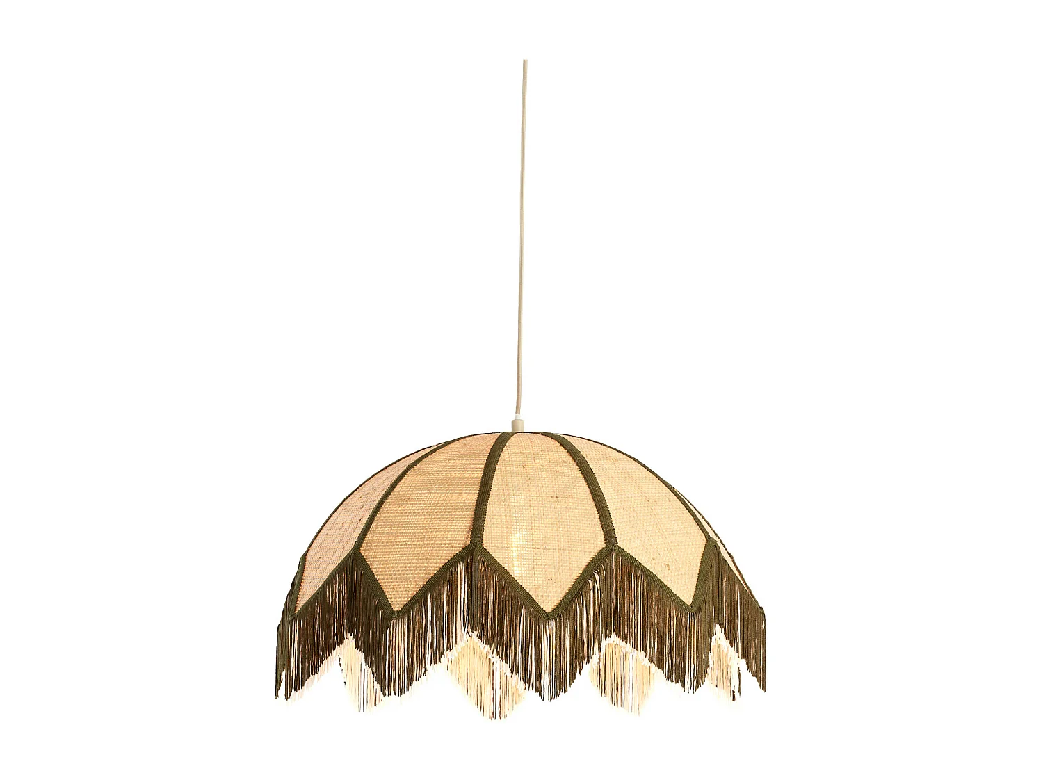 Suspension SULINA - Ø55x36,5cm - Vert