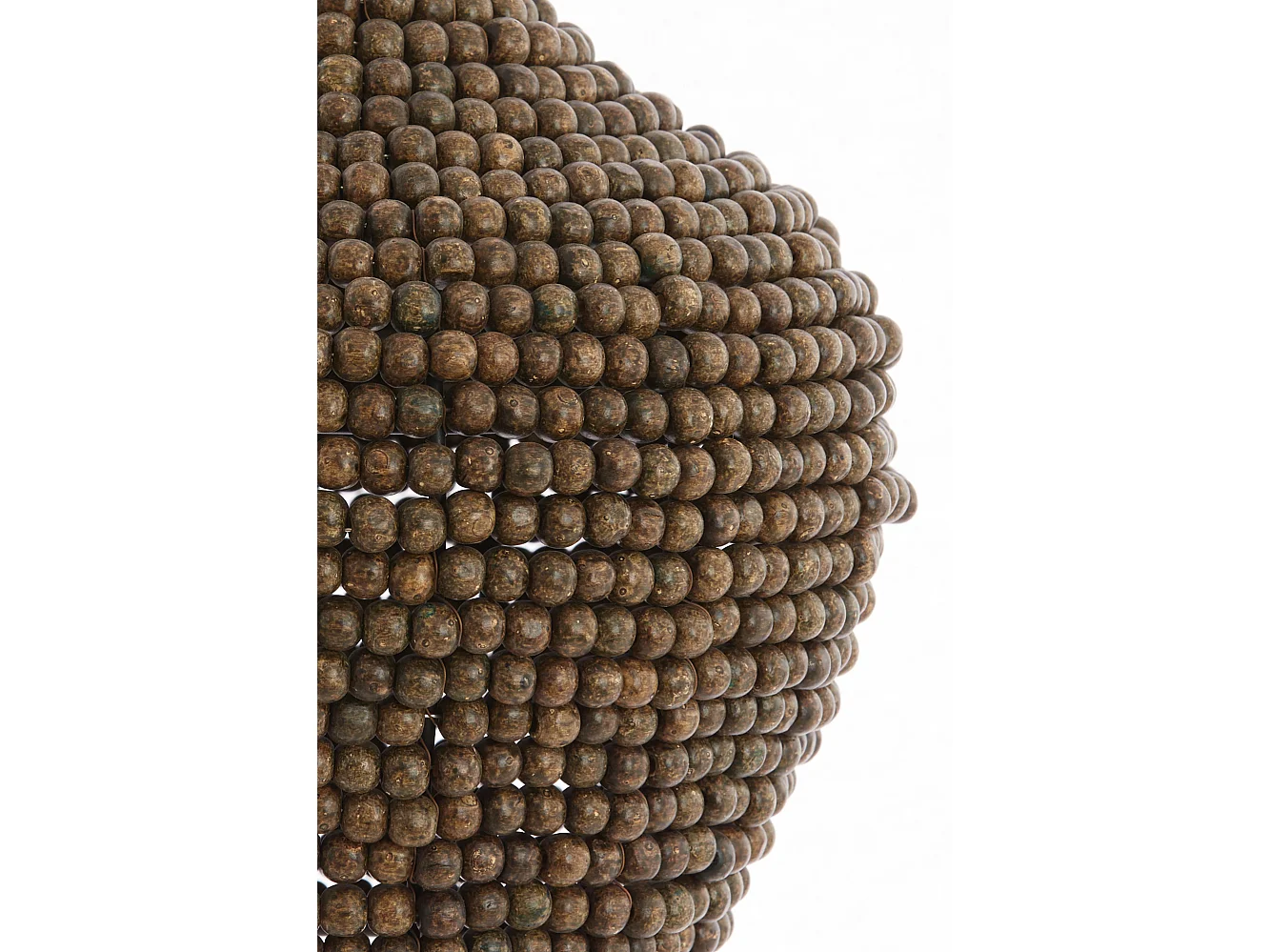 Lámpara colgante KALENGA - Ø21x22cm - Marrón