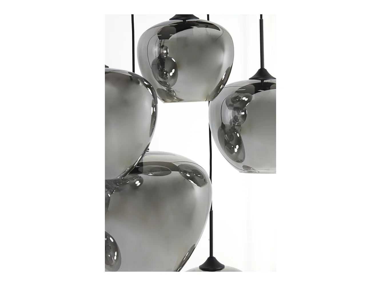 Hanglamp MAYSON - 120x60x110cm - Grijs