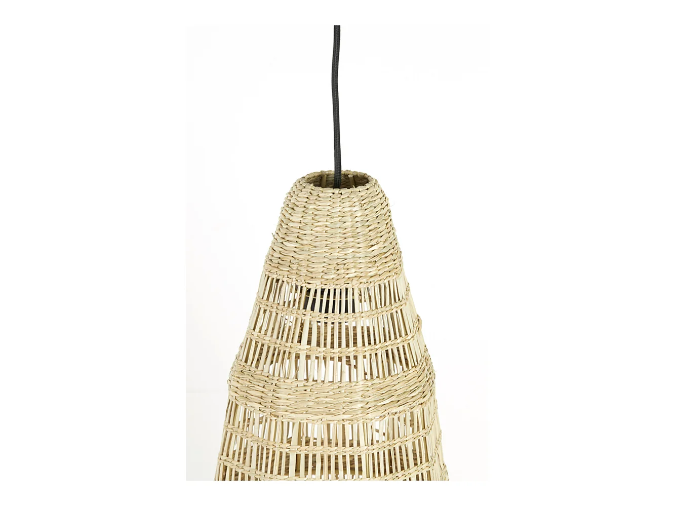 Suspension LATIKA - Ø20x52cm - Marron