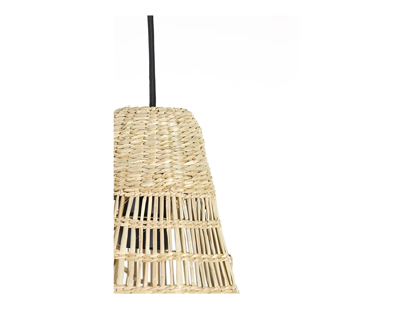 Suspension LATIKA - Ø20x52cm - Marron