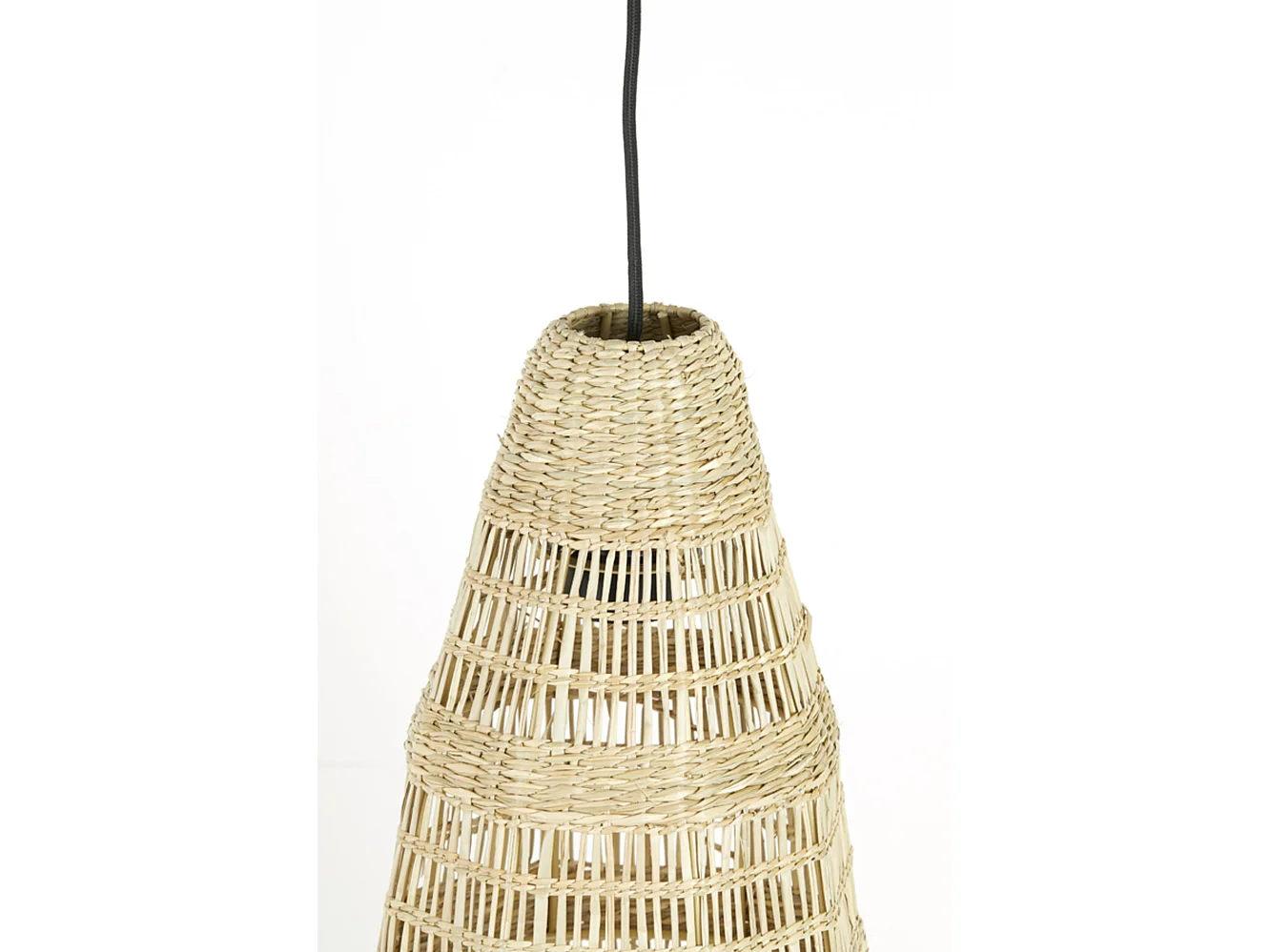 Hanglamp LATIKA - Ø20x52cm - Bruin