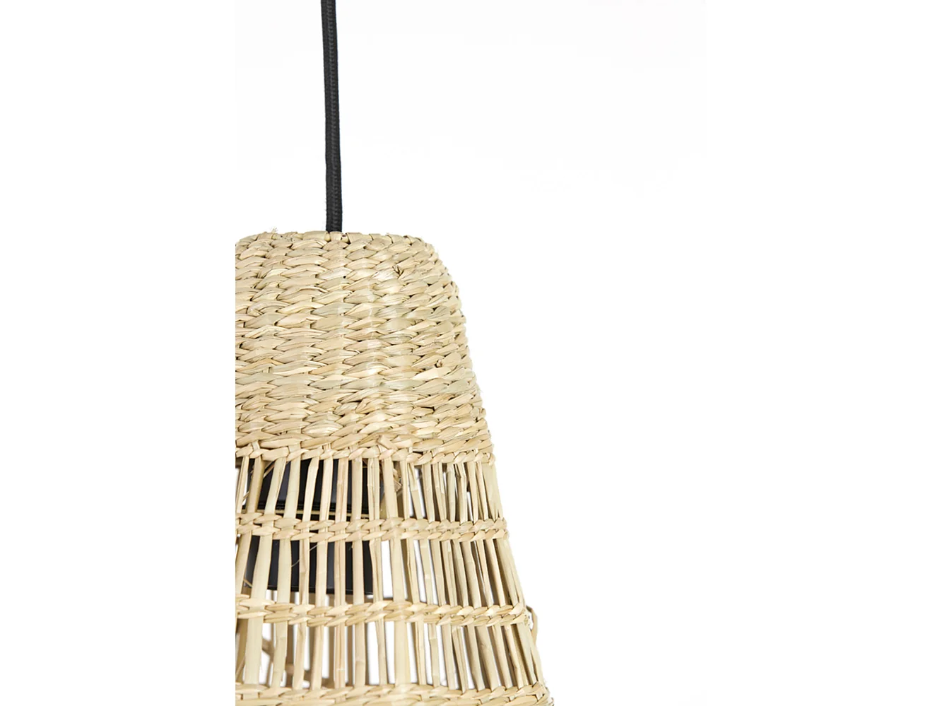 Hanglamp LATIKA - Ø20x52cm - Bruin