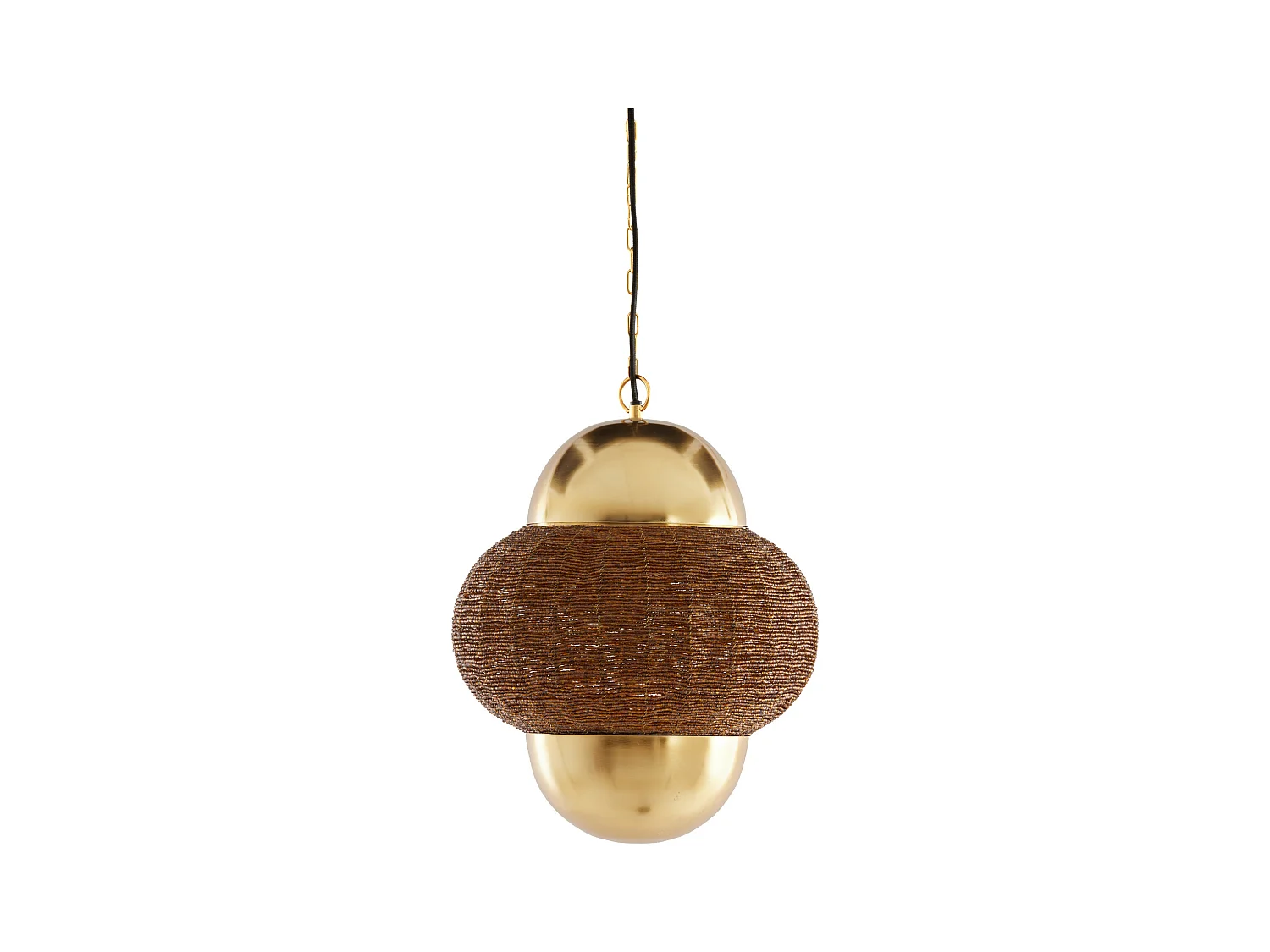 Lampe à suspension CETARA - Ø33x38cm - Marron