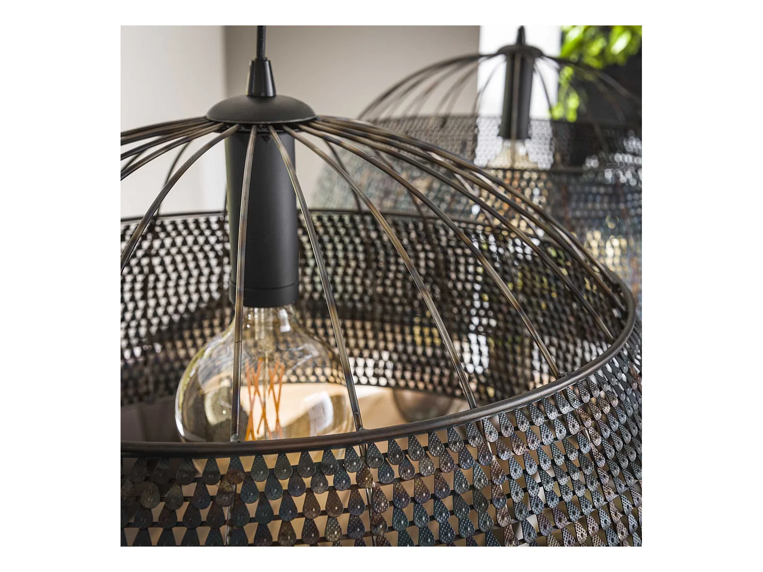 Suspension 2L armor Ø60 / Noir marron