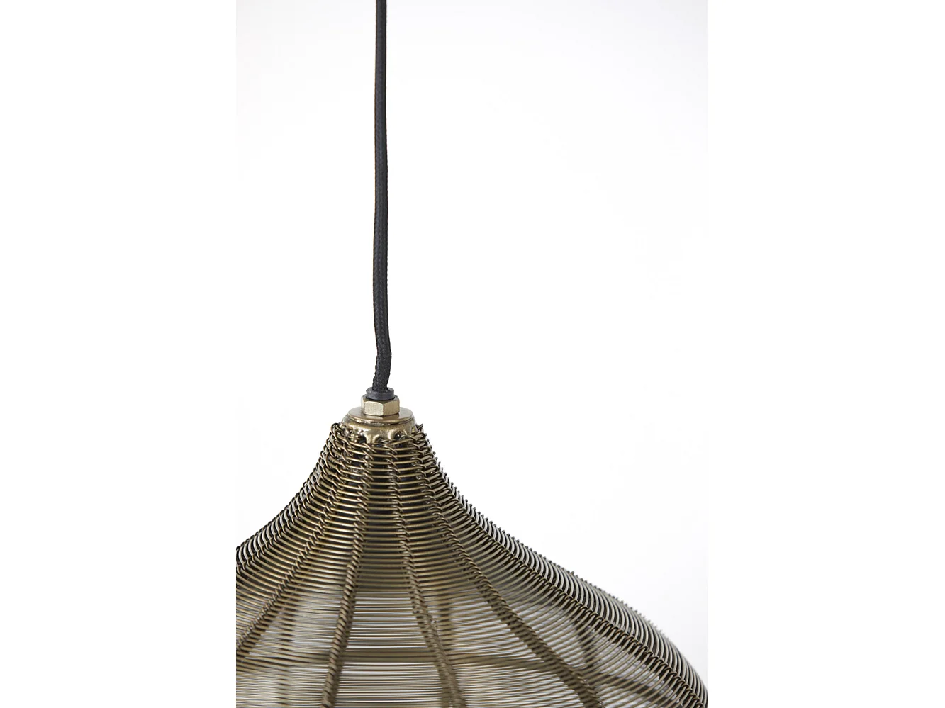 Suspension ALVARO - Ø20x22cm - Bronze