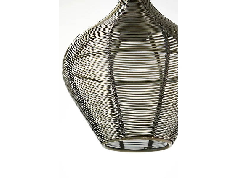 Suspension ALVARO - Ø20x22cm - Bronze