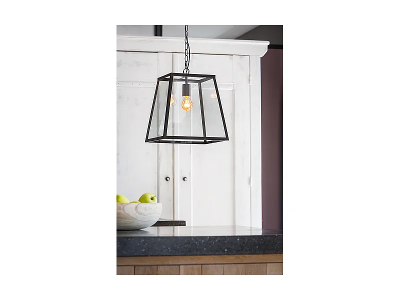 Suspension SAUNTE - Ø34x34,5cm - Noir