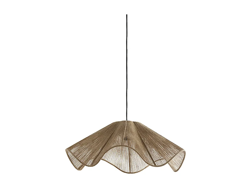 Suspension FODARA - Ø60x24cm - Marron