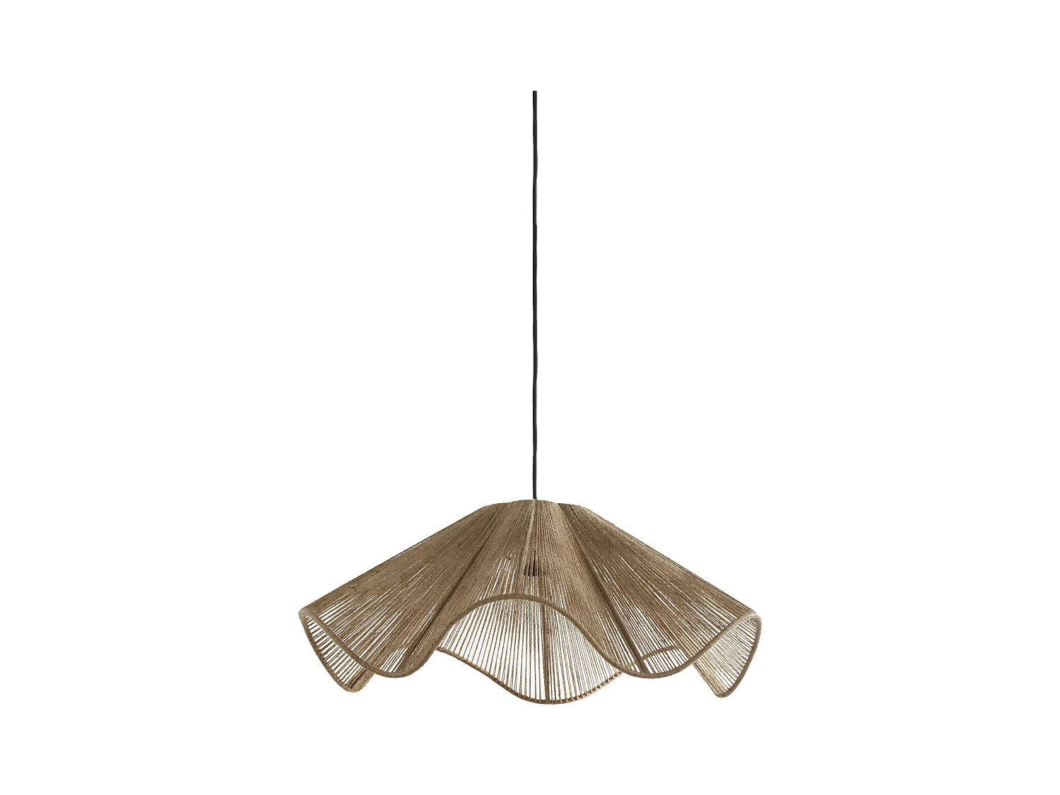 Suspension FODARA - Ø60x24cm - Marron