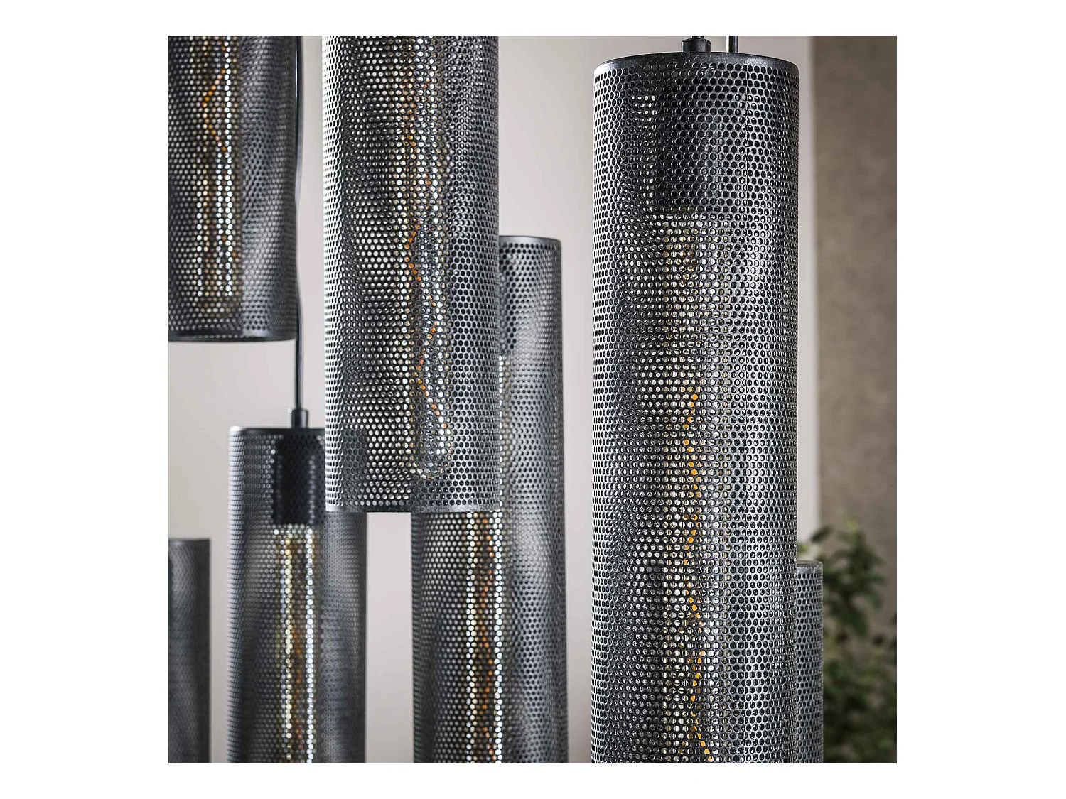 Suspension 5+4 Tube Mesh - Noir Artic