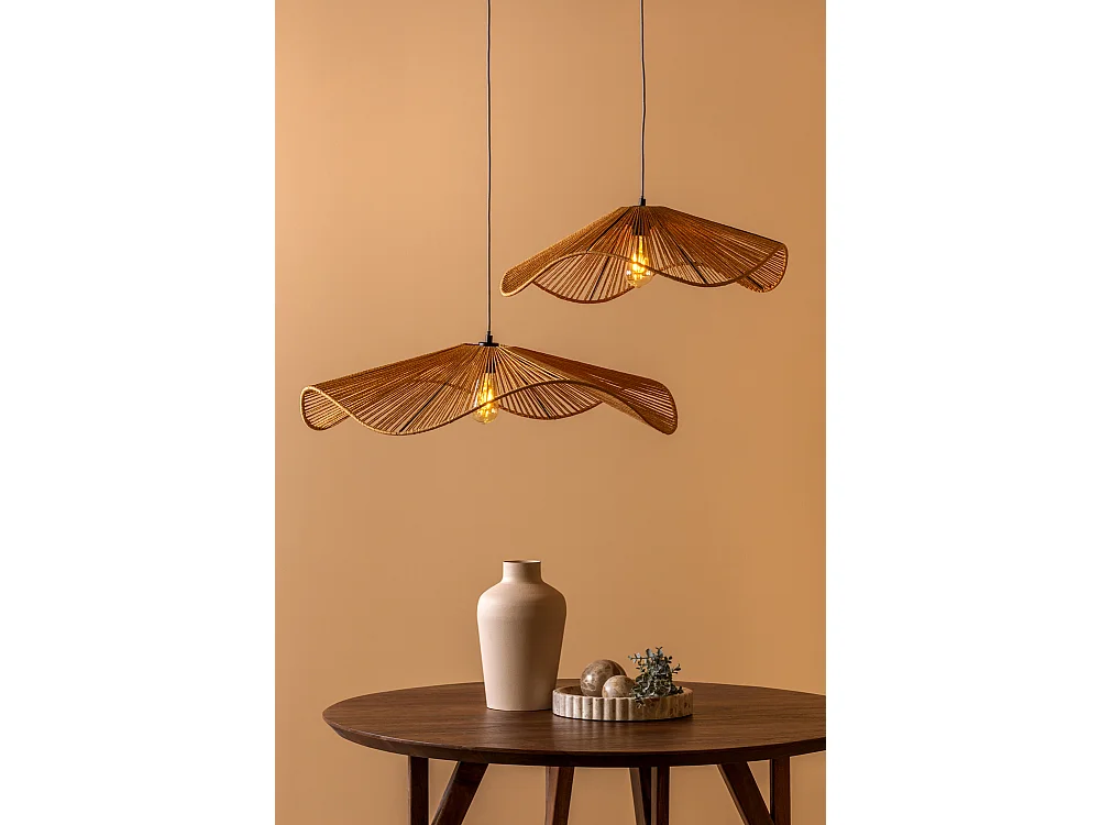 Lámpara colgante grande Sombra - Natural