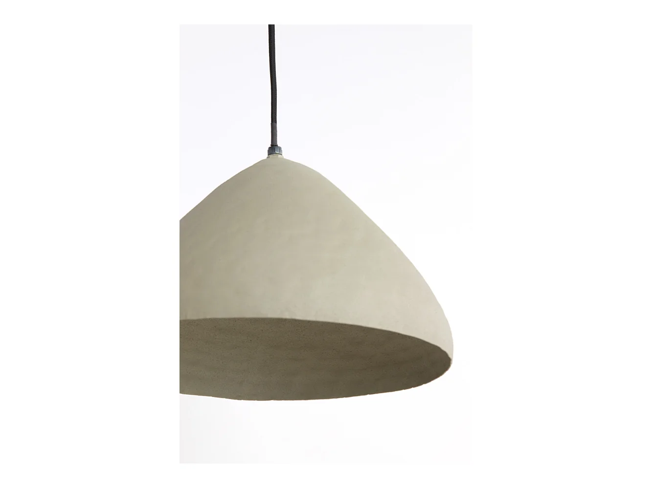 Suspension ELIMO - Ø25x15cm - Gris