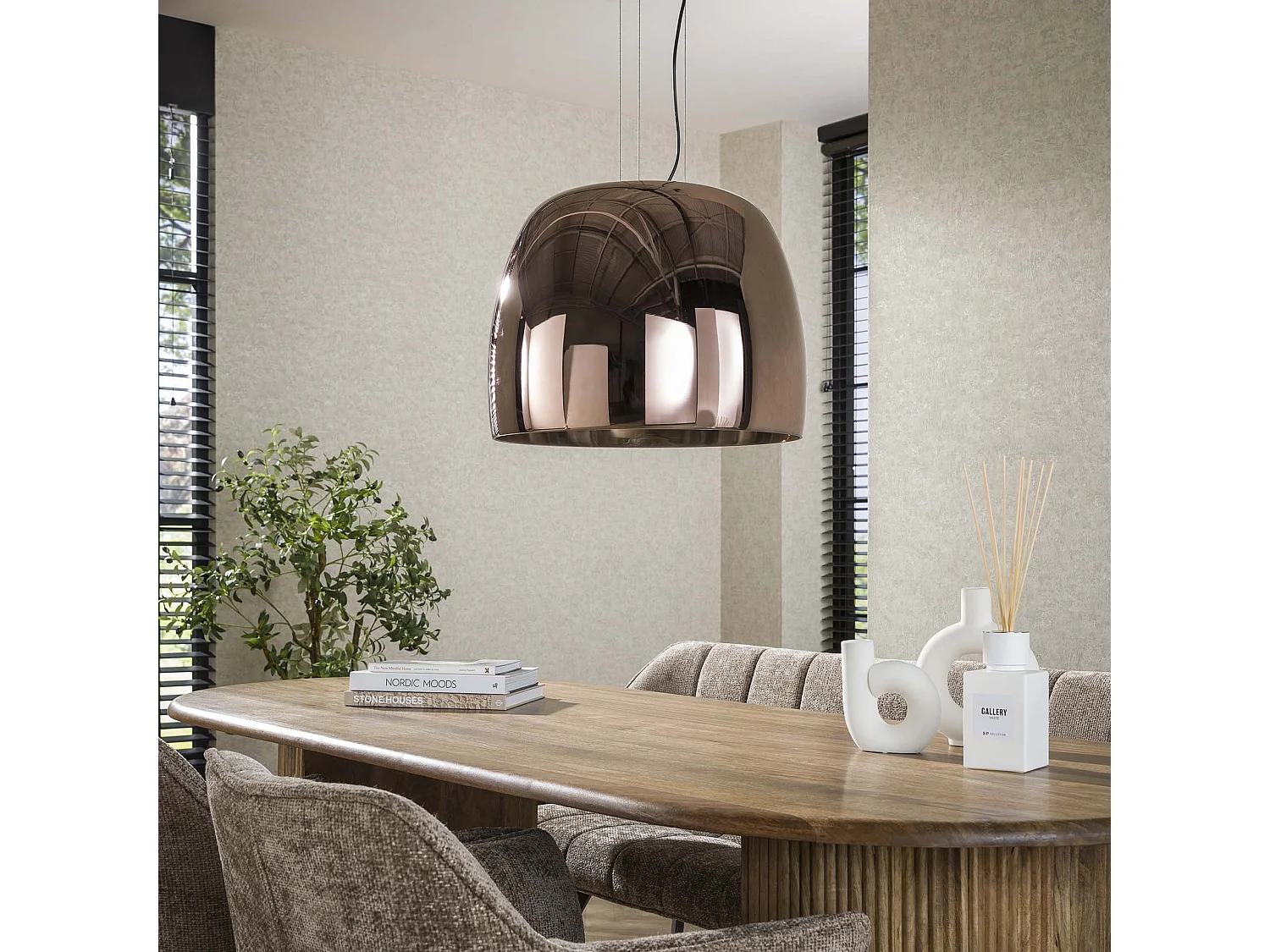 Suspension 1L Drift XL Verre - Verre couleur cuivre