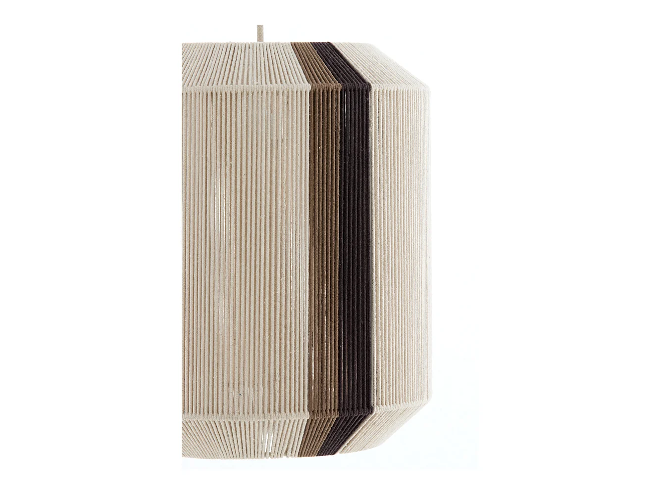 Suspension KOZANA - Ø36x43cm - Blanc