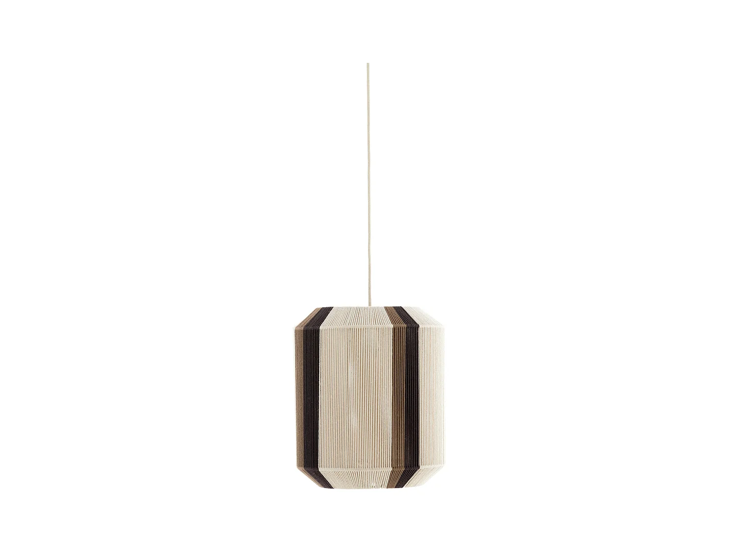 Suspension KOZANA - Ø36x43cm - Blanc