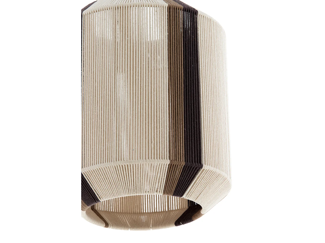 Suspension KOZANA - Ø36x43cm - Blanc