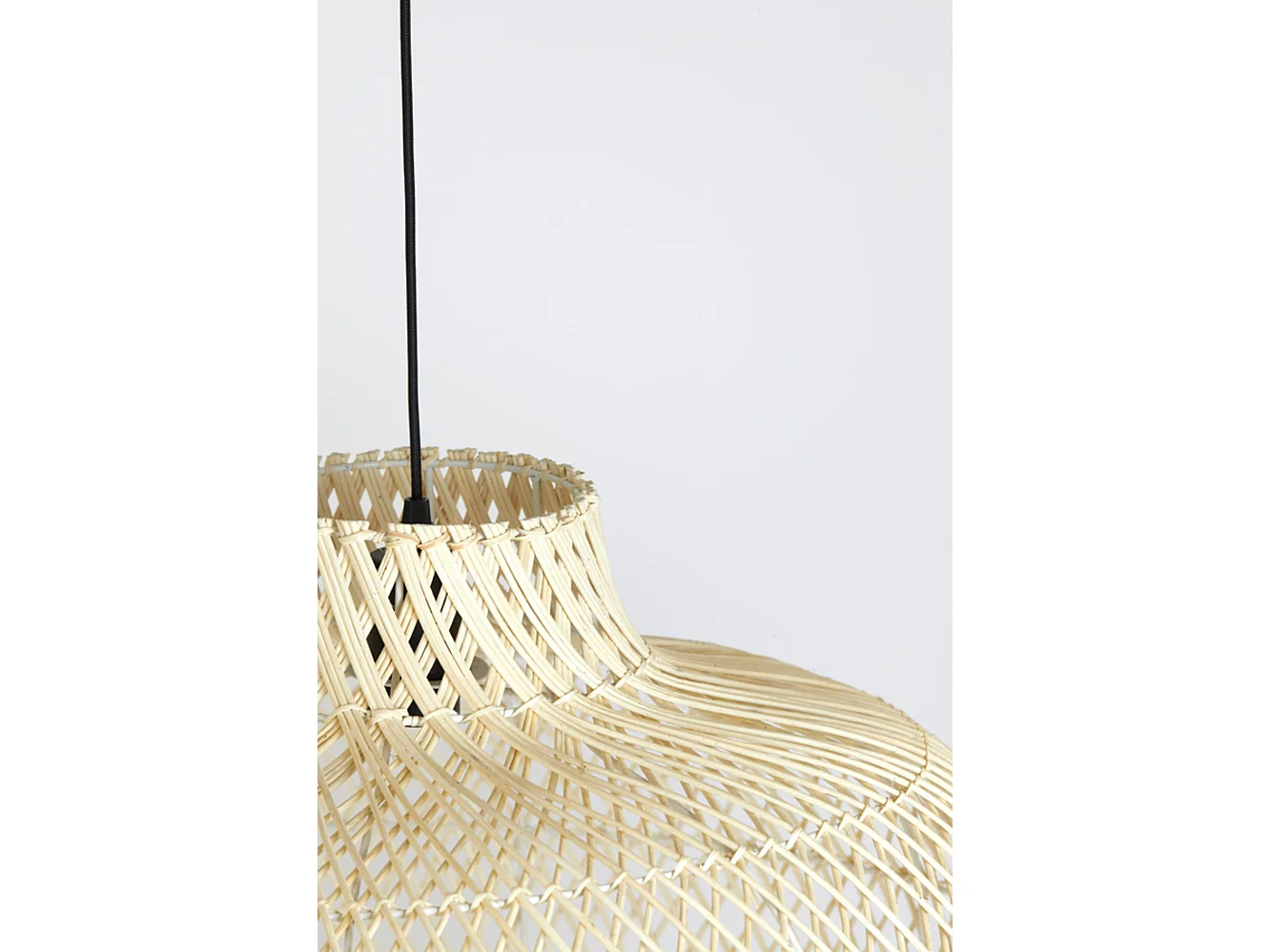 Pendelleuchte CHARITA - Ø60x43cm - Braun