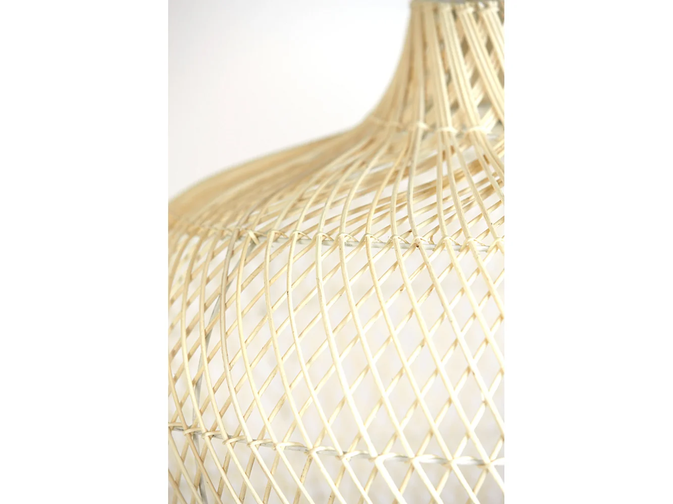 Pendelleuchte CHARITA - Ø60x43cm - Braun