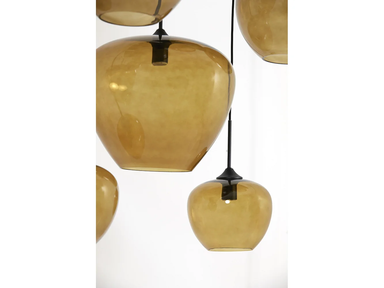 Hanglamp MAYSON - 120x60x110cm - Bruin