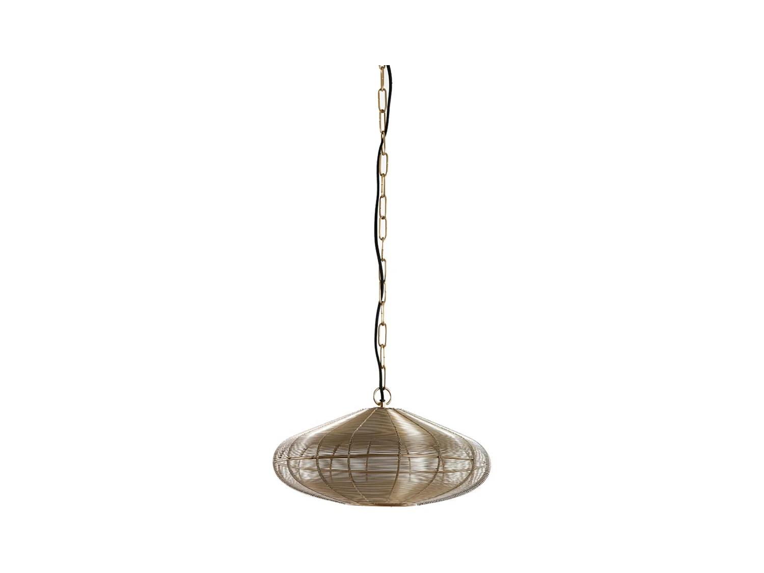 Suspension BAHOTO - Ø40x18cm - Doré