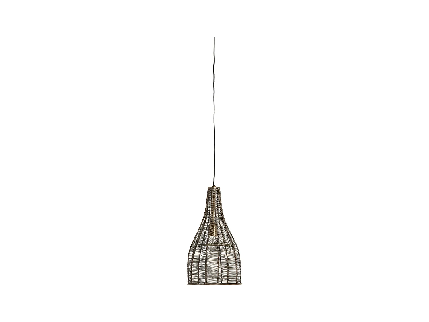 Lampe à suspension MARIAMA - Ø25x41,5cm - Bronze