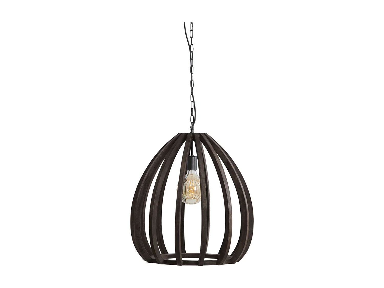 Suspension BARSIA - Ø50x54cm - Marron