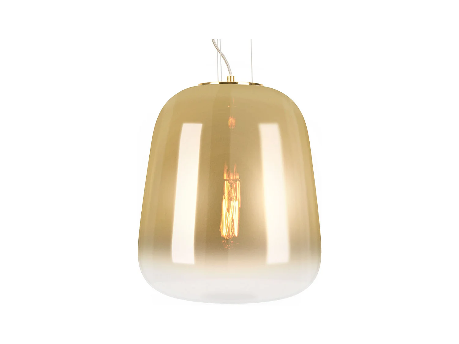 Suspension Cône - Or