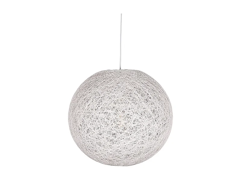 Hanglamp Twist - Wit - Vlas - L