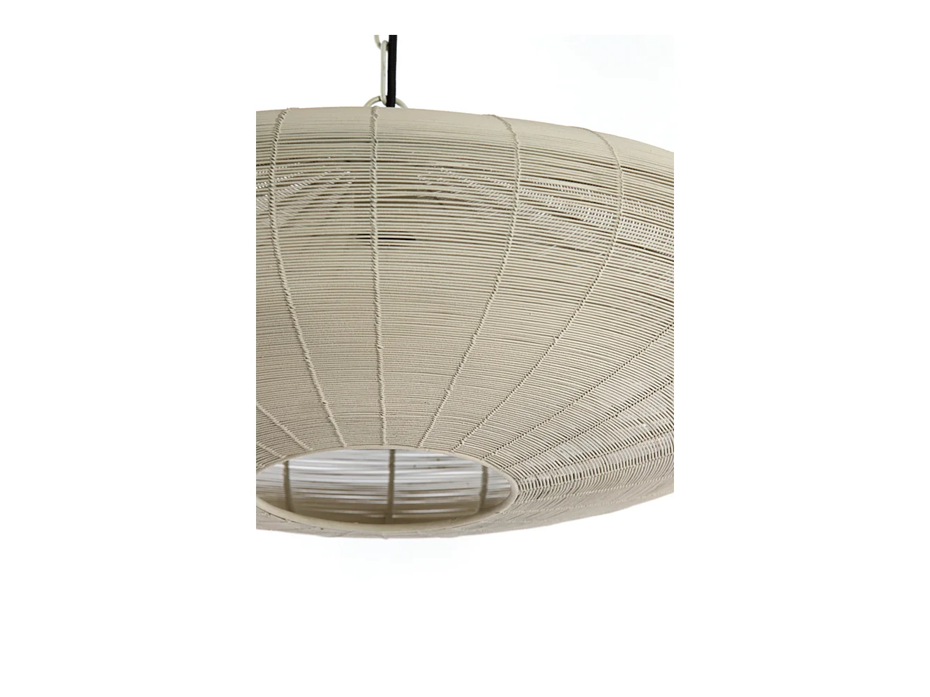 Suspension BAHOTO - Ø60x23cm - Blanc