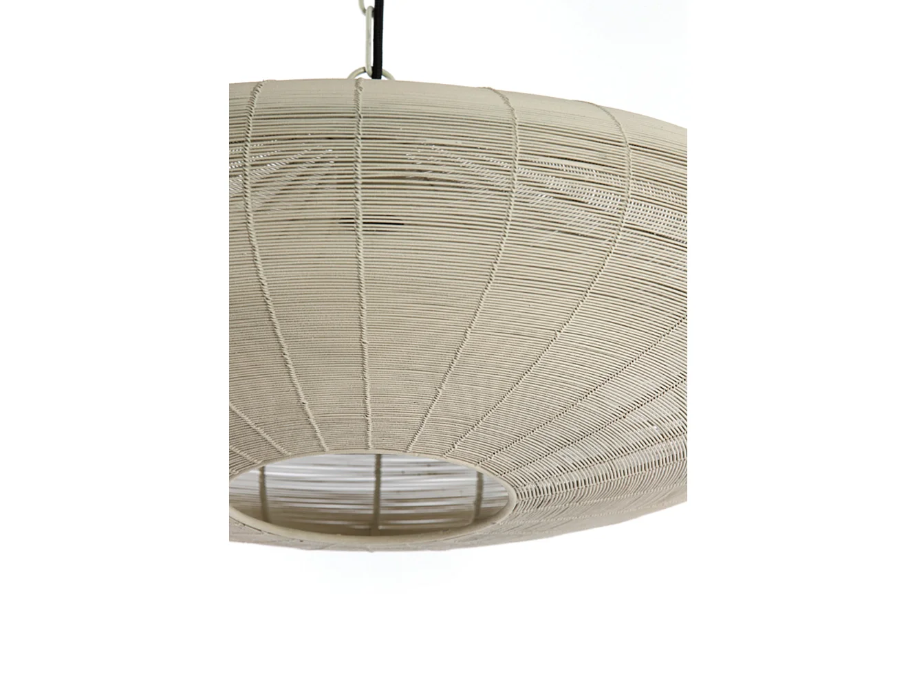 Suspension BAHOTO - Ø60x23cm - Blanc