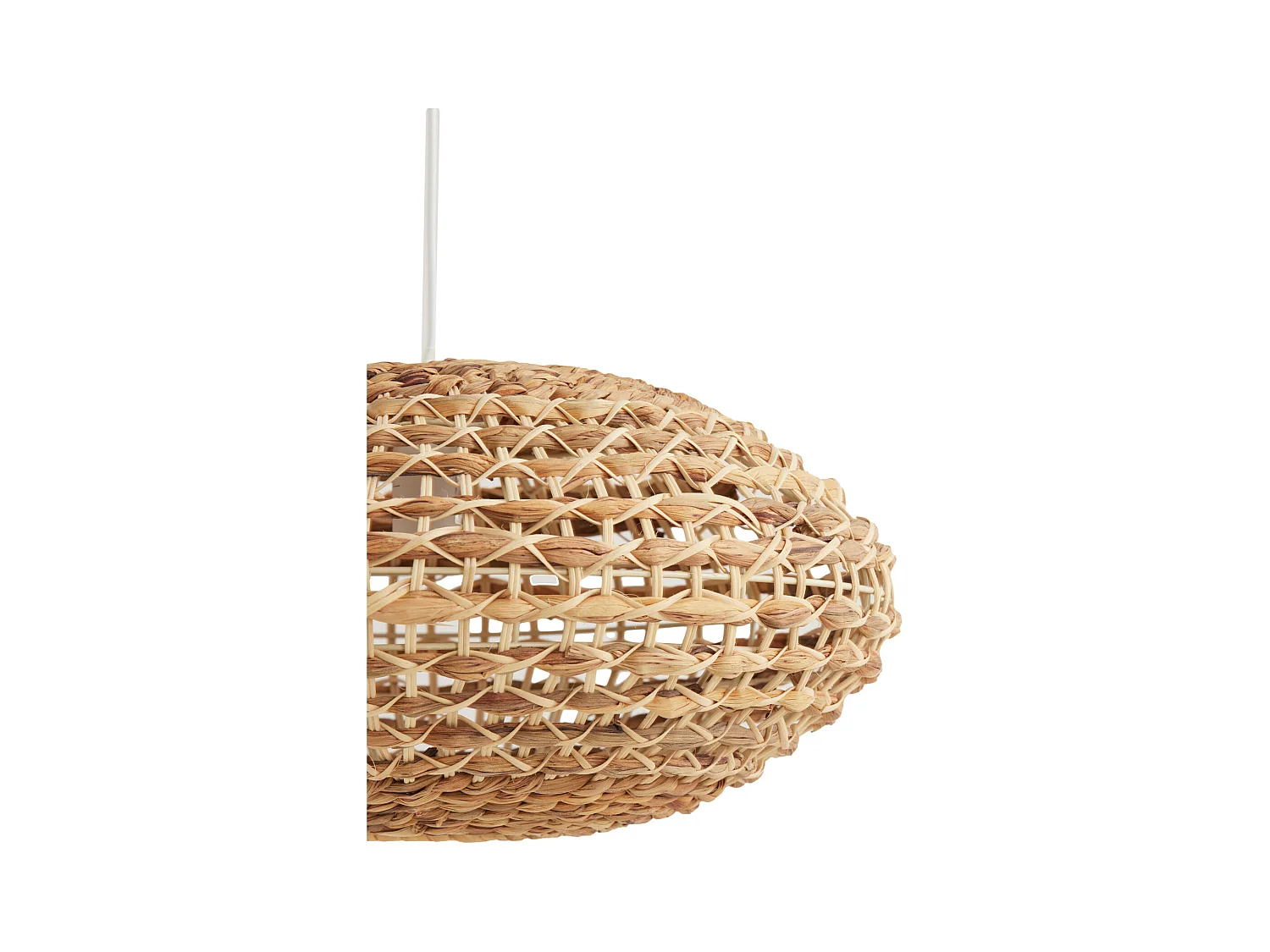 Lámpara colgante TRIPOLI - Ø50x23,5cm - Marrón