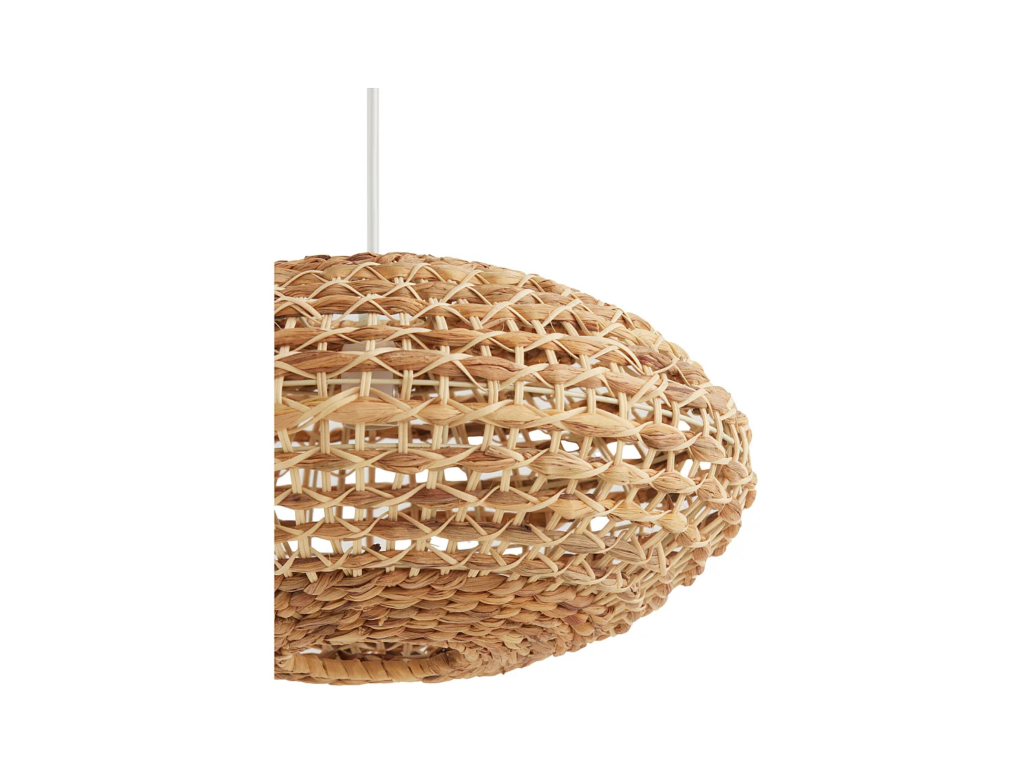 Lámpara colgante TRIPOLI - Ø50x23,5cm - Marrón