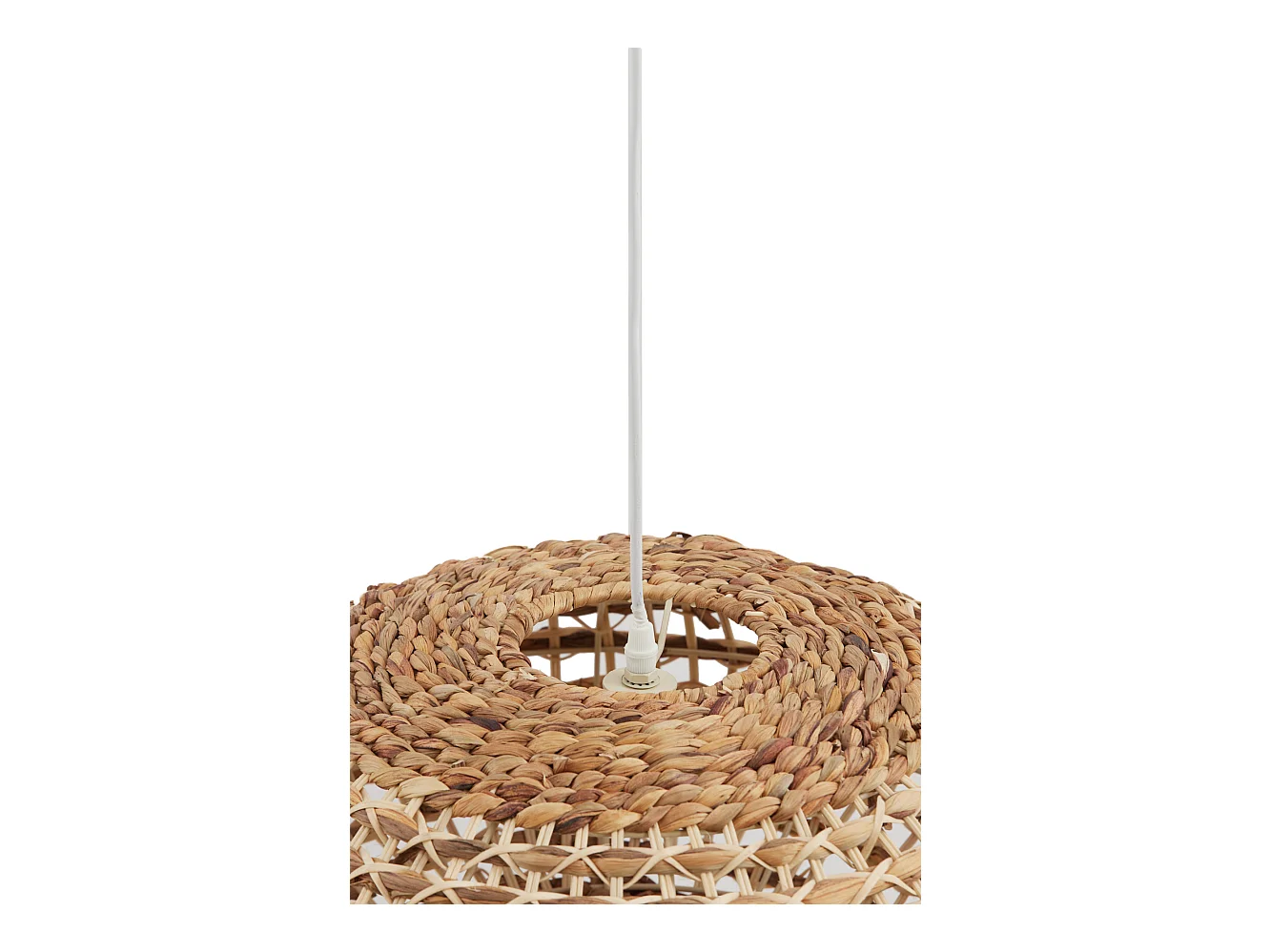 Lámpara colgante TRIPOLI - Ø50x23,5cm - Marrón