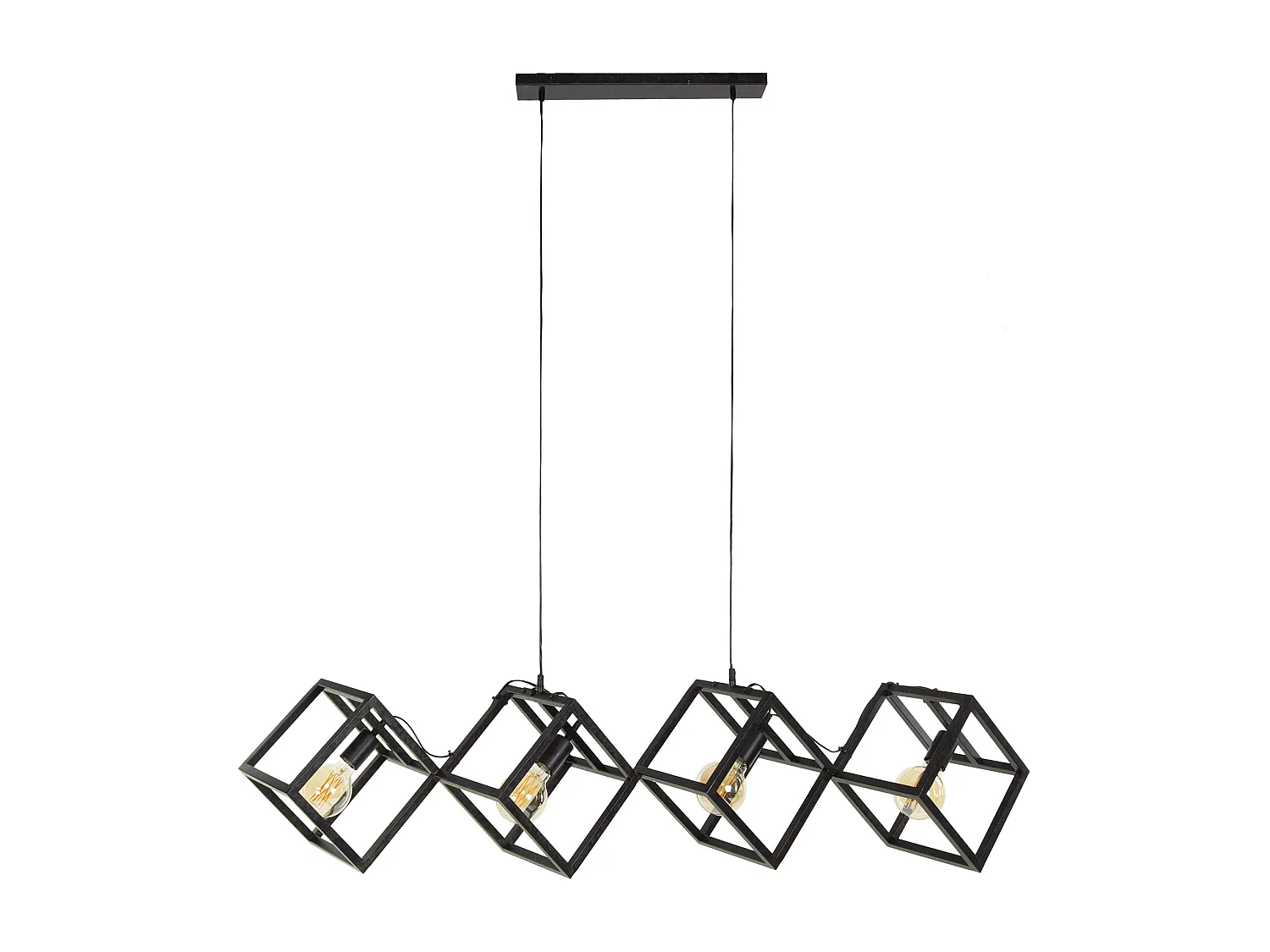 Lámpara colgante Cubo de 4L - Carbón vegetal