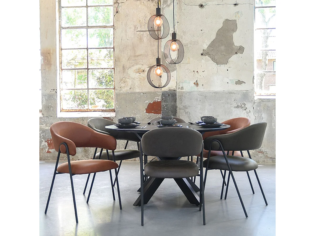 Suspension Ronda 3 lumières 80x30x150 cm