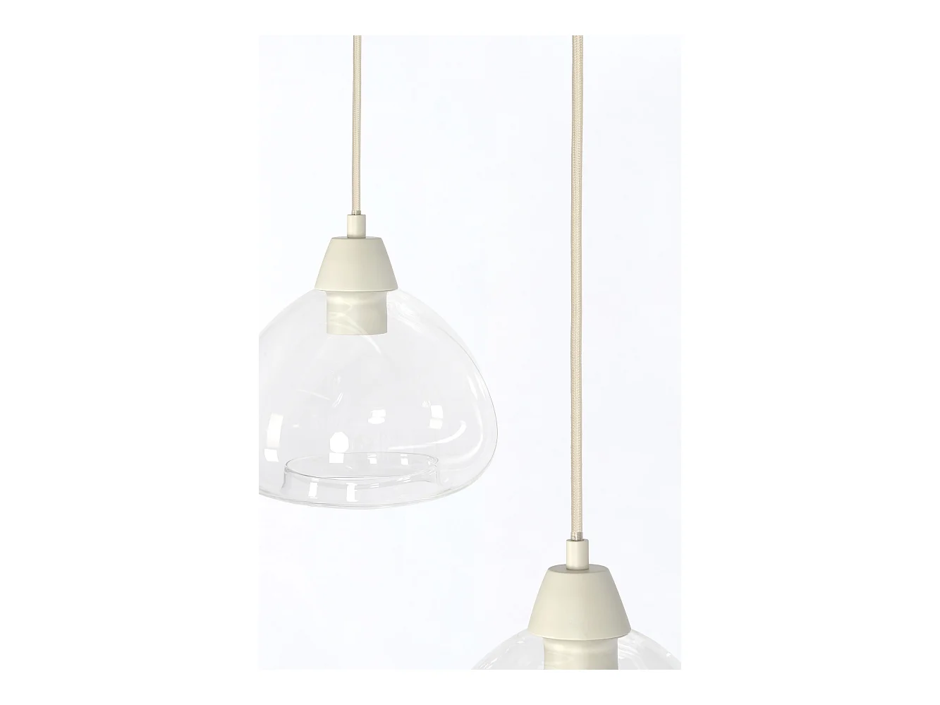 Suspension BISHO - 104x19x14cm - Blanc