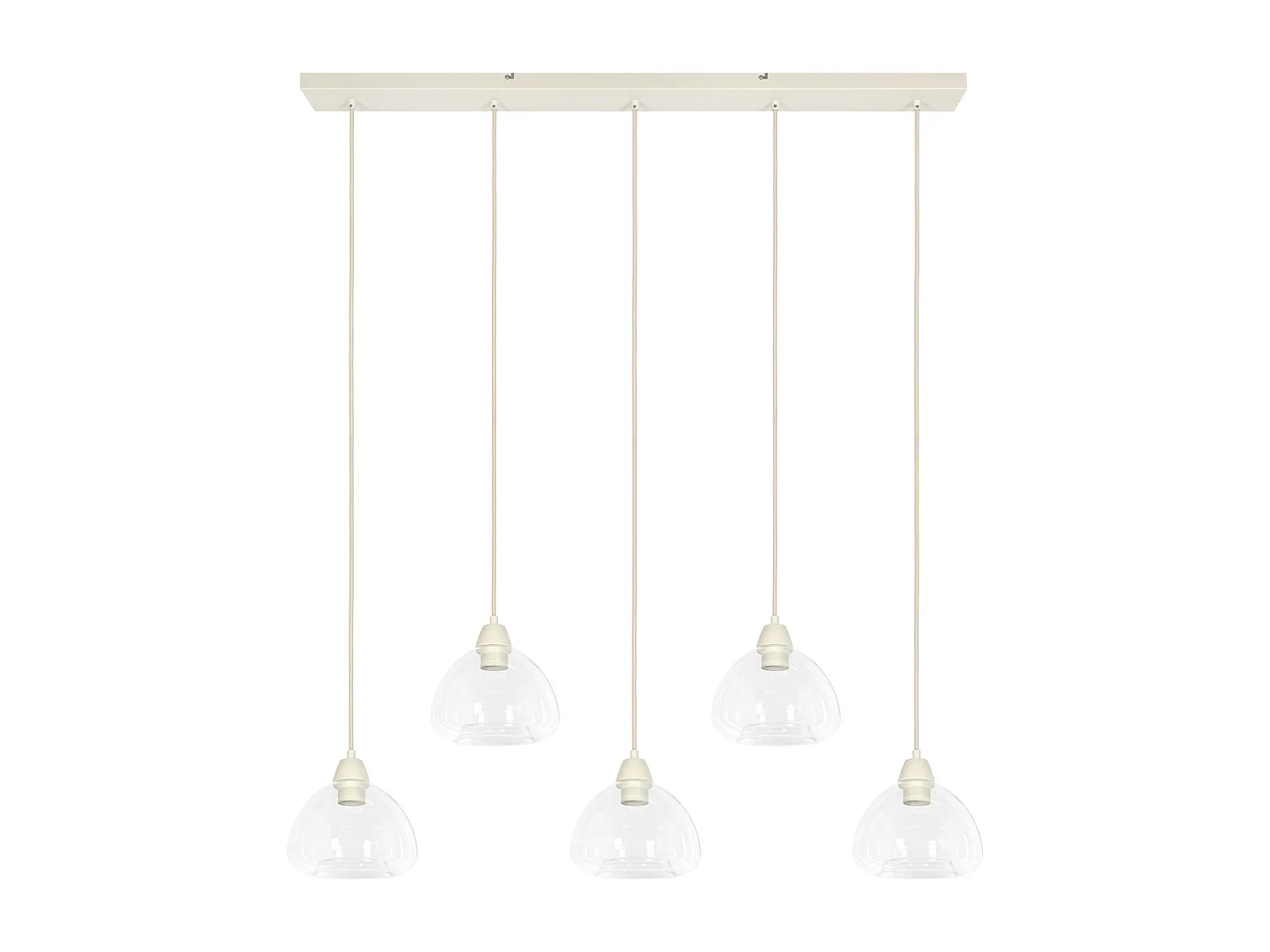Hanglamp BISHO - 104x19x14cm - Wit