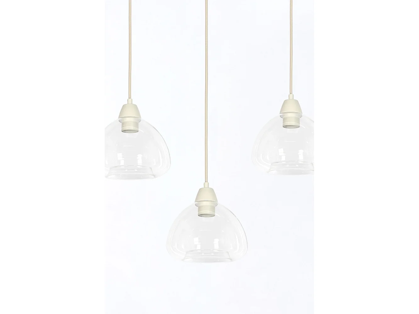 Hanglamp BISHO - 104x19x14cm - Wit