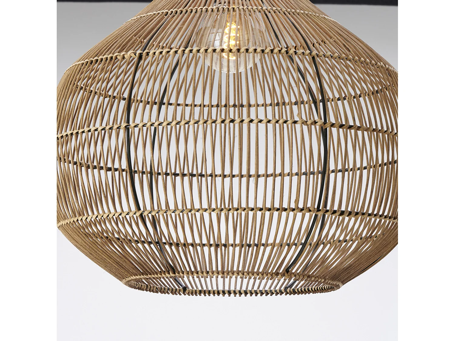 Suspension PACINO - Ø50x51,5cm - Marron