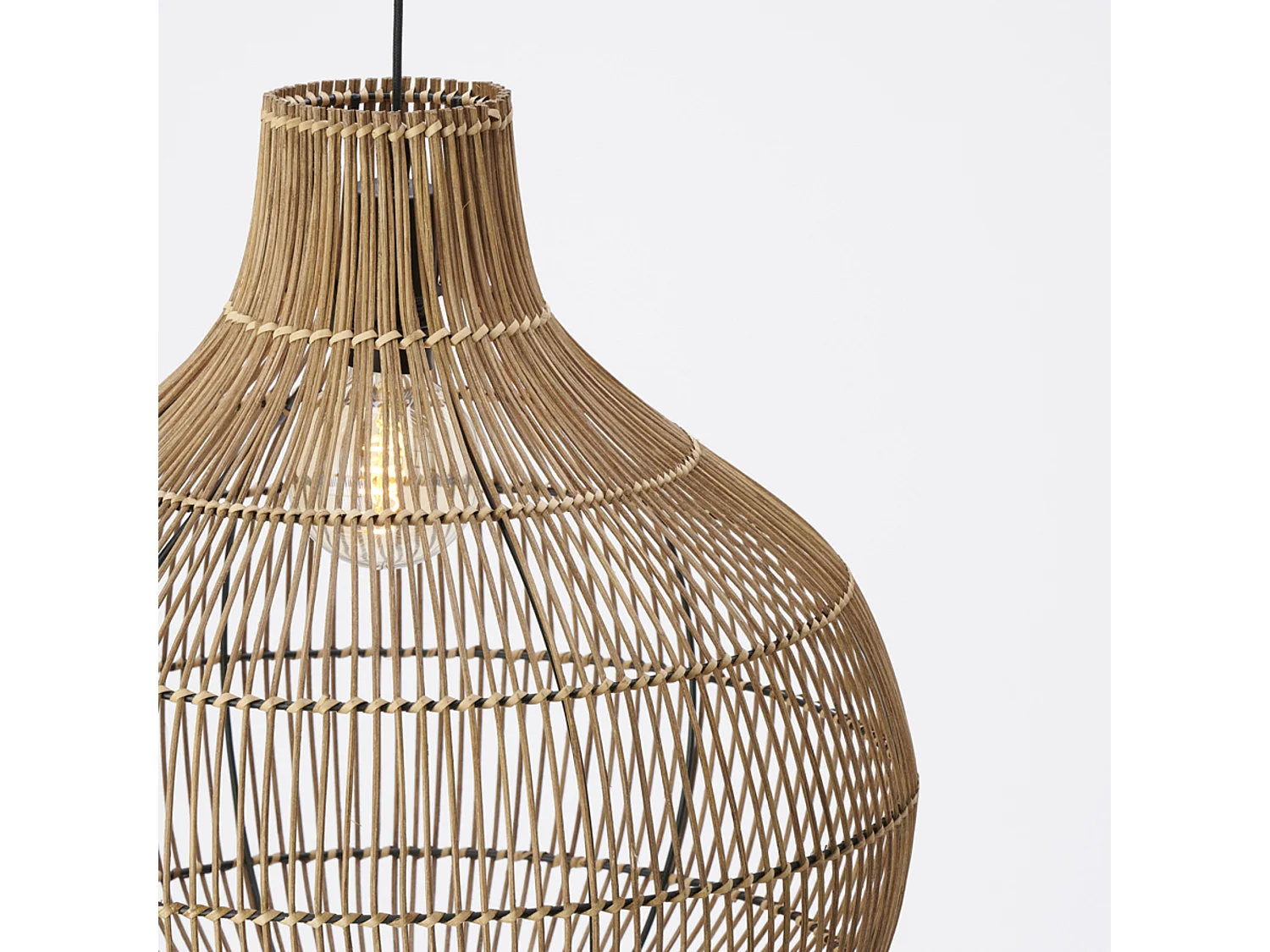 Suspension PACINO - Ø50x51,5cm - Marron