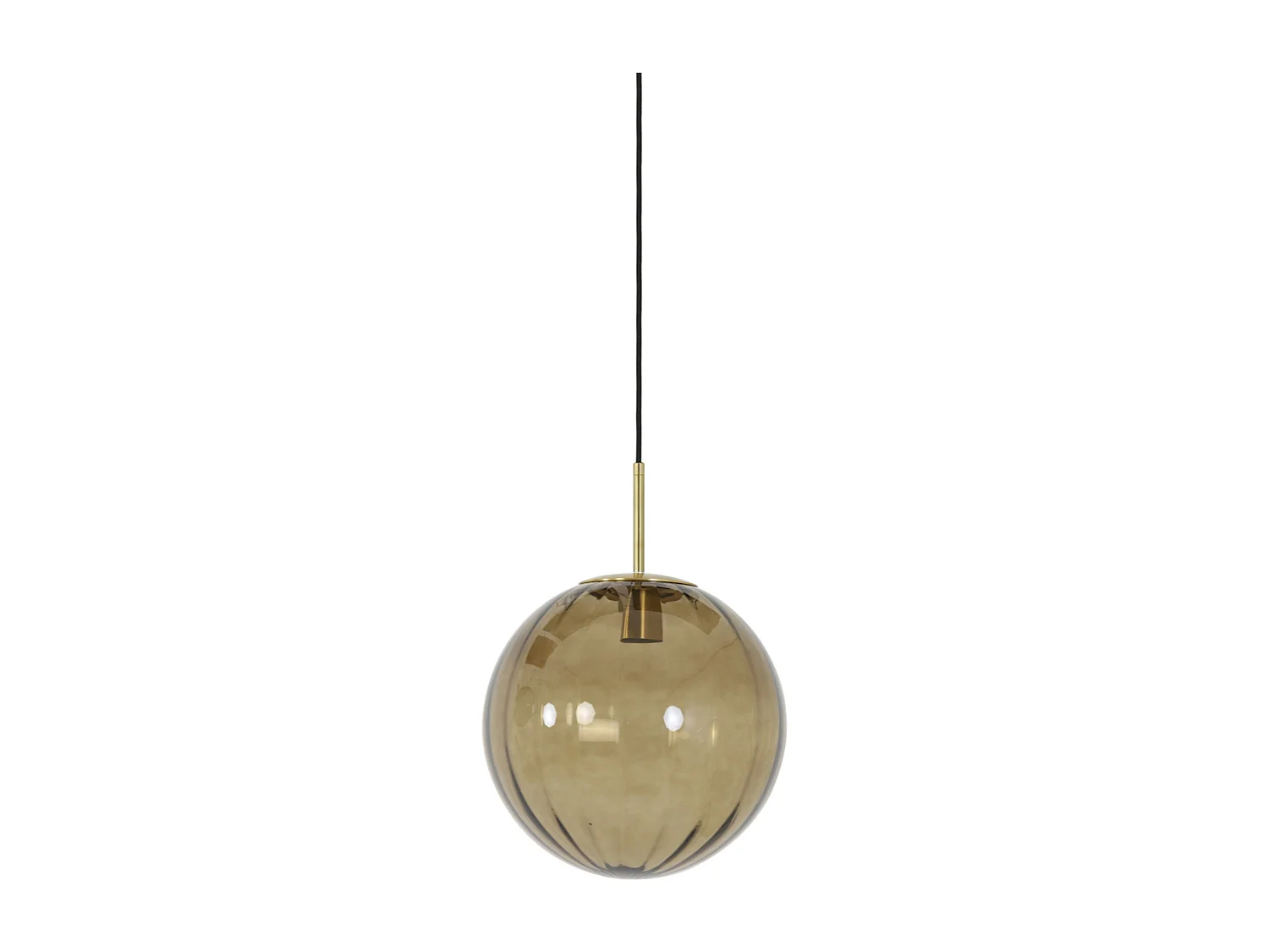 Lámpara colgante MAGDALA - Ø30x30cm - Marrón