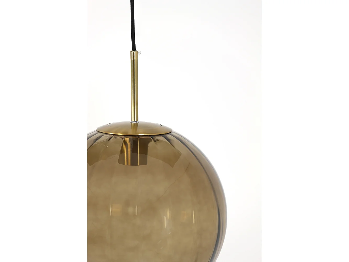 Lámpara colgante MAGDALA - Ø30x30cm - Marrón