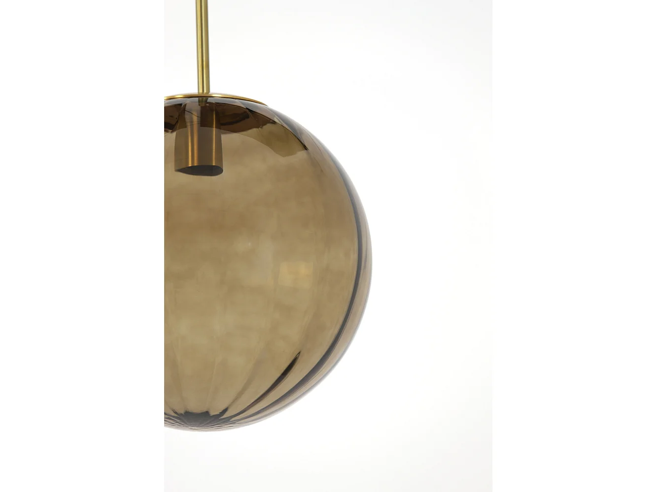 Lámpara colgante MAGDALA - Ø30x30cm - Marrón